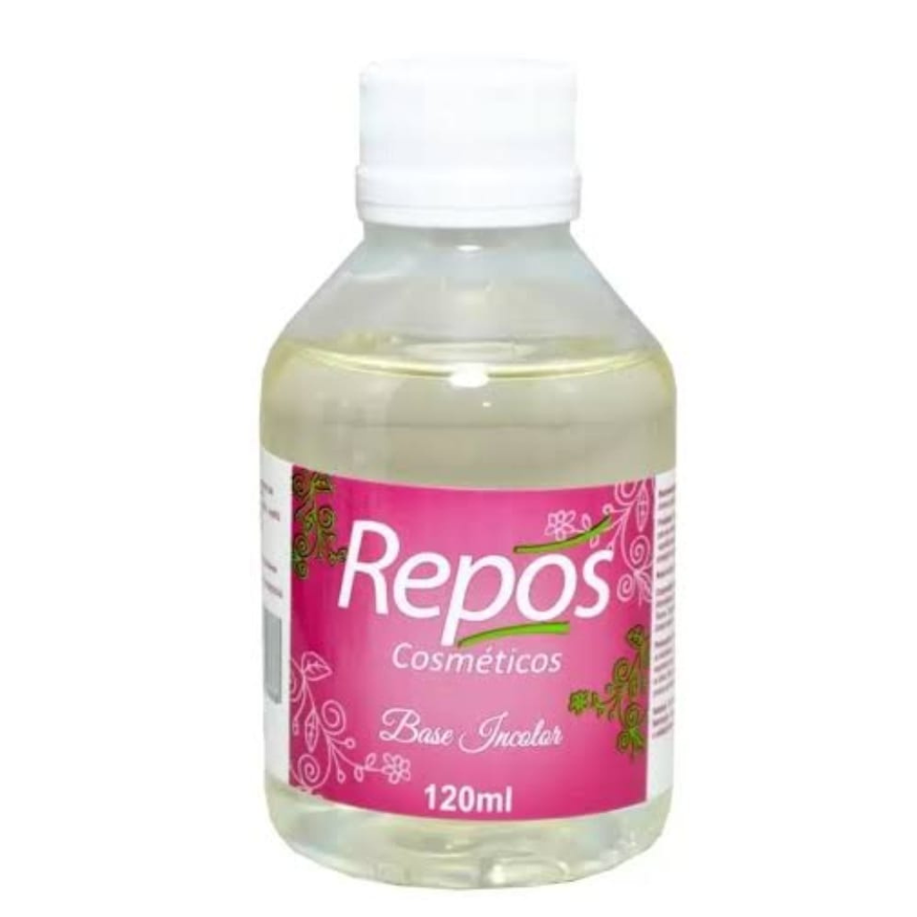 Base Incolor Repôs 120ml em embalagem econômica, ideal para preparar as unhas antes da esmaltação.